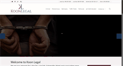 Desktop Screenshot of koonlegal.com