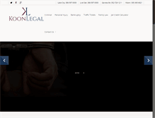 Tablet Screenshot of koonlegal.com